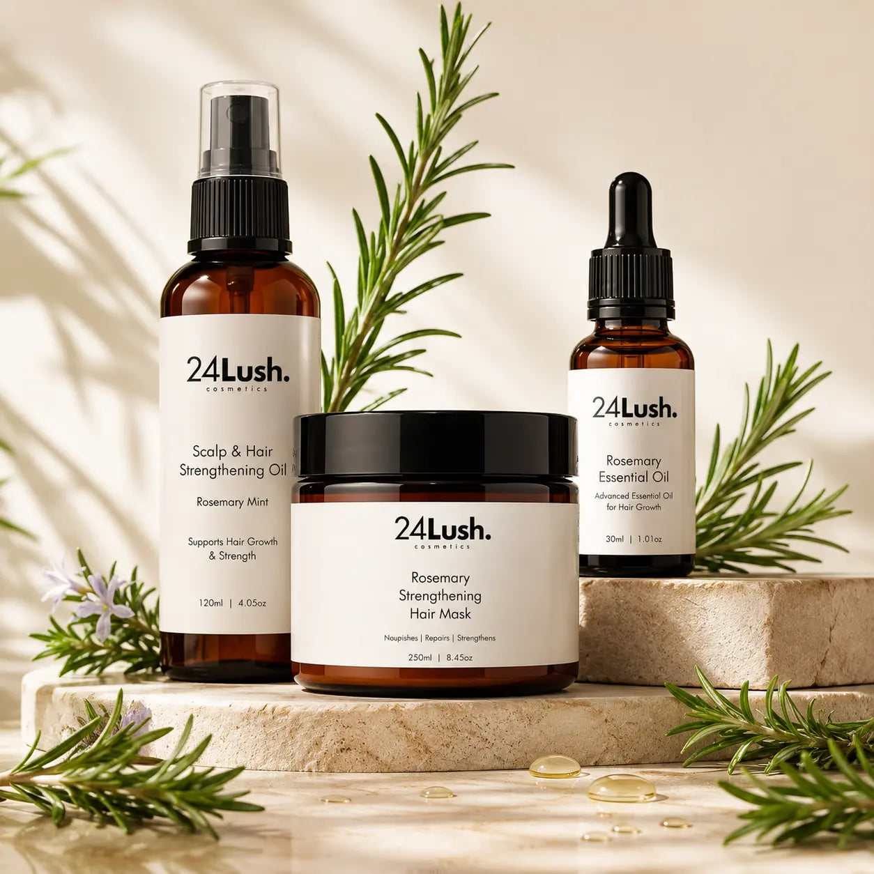 24Lush Rosemary Hair Growth Set