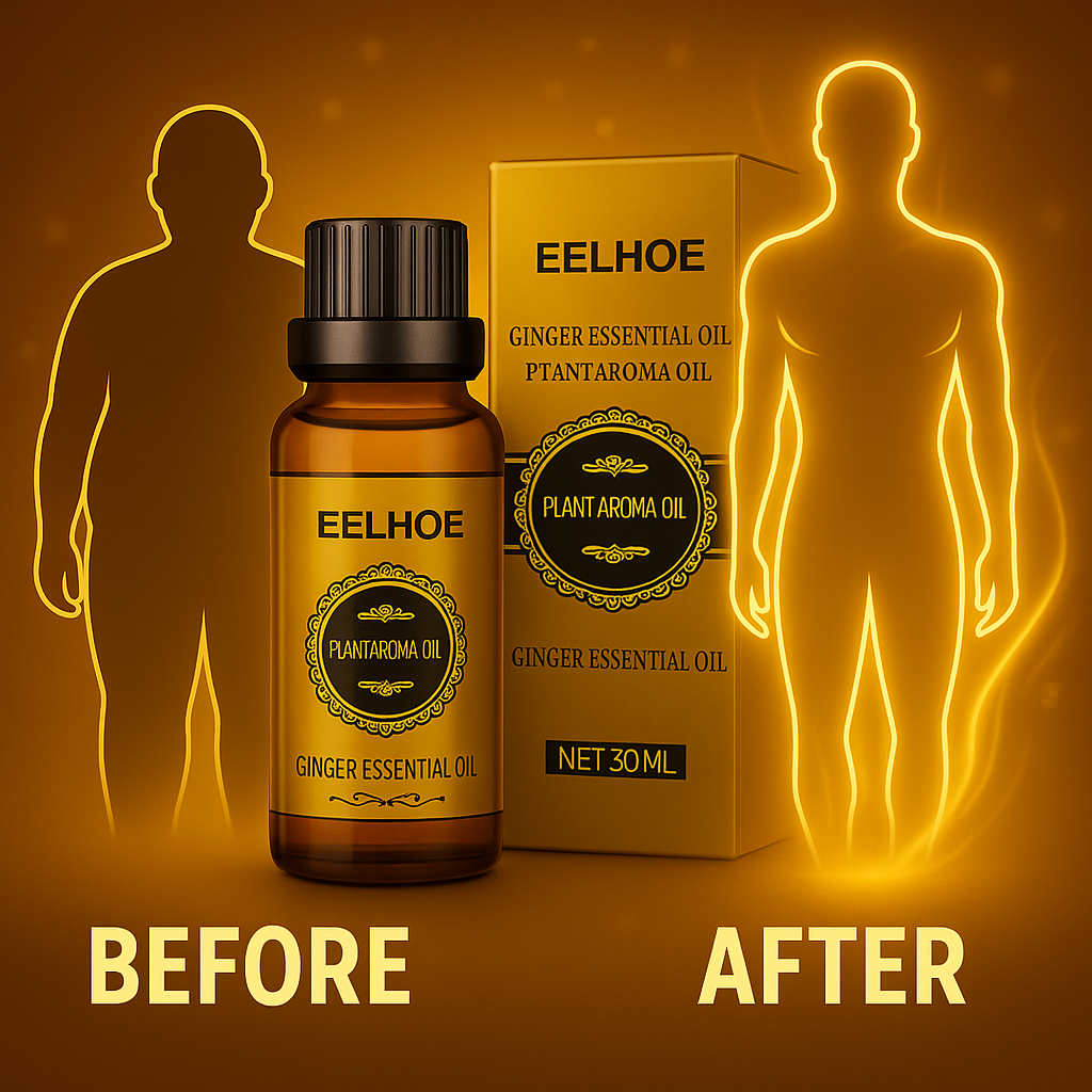 Natural Belly Slimming Ginger Oil For Men.(Buy ONE Get One FREE)