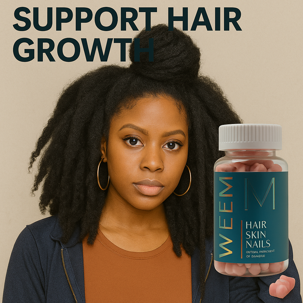 WEEM HAIR GROWTH GUMMIES.