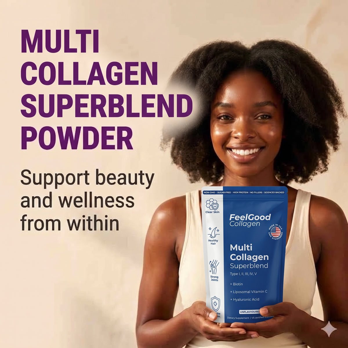 Multi Collagen Peptides Powder