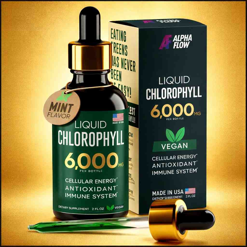 Aura Green™ : Chlorophyll Liquid Drops 6000mg.