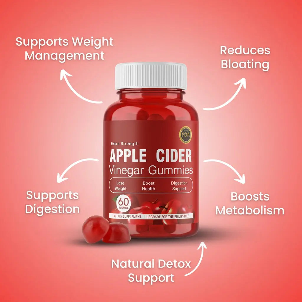 Apple Cider Vinegar Gummies – Weight Support + Detox